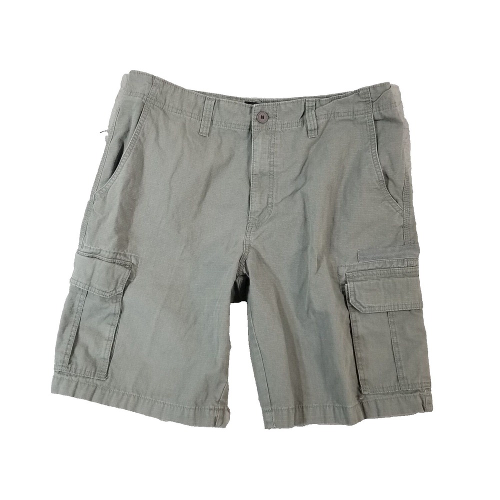 Berkeley‎ Jensen cargo hiking shorts men's 36x10 khaki green ripstop outdoor